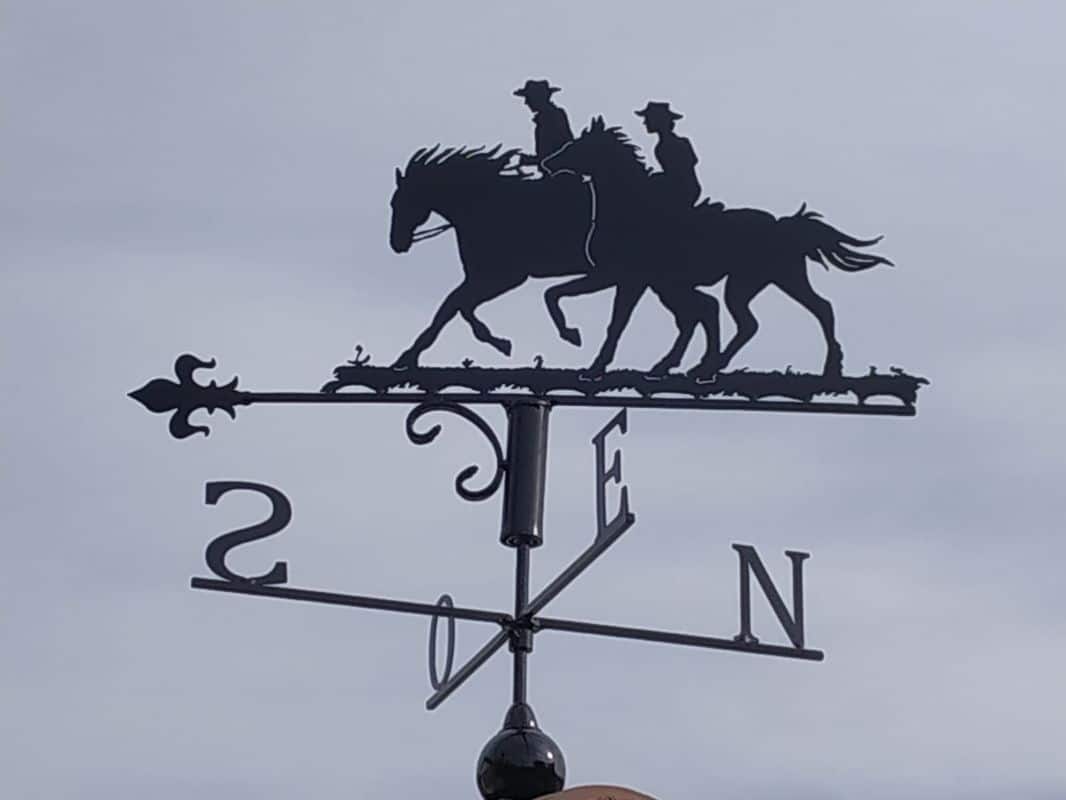 Deux cavaliers galopants, épris de liberté !