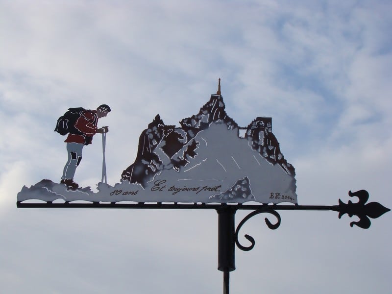 Un cadeau très spécial pour ce "papy" de 80 ans qui n'a pas peur d'aller faire de l'alpinisme !